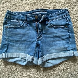 Denim shorts